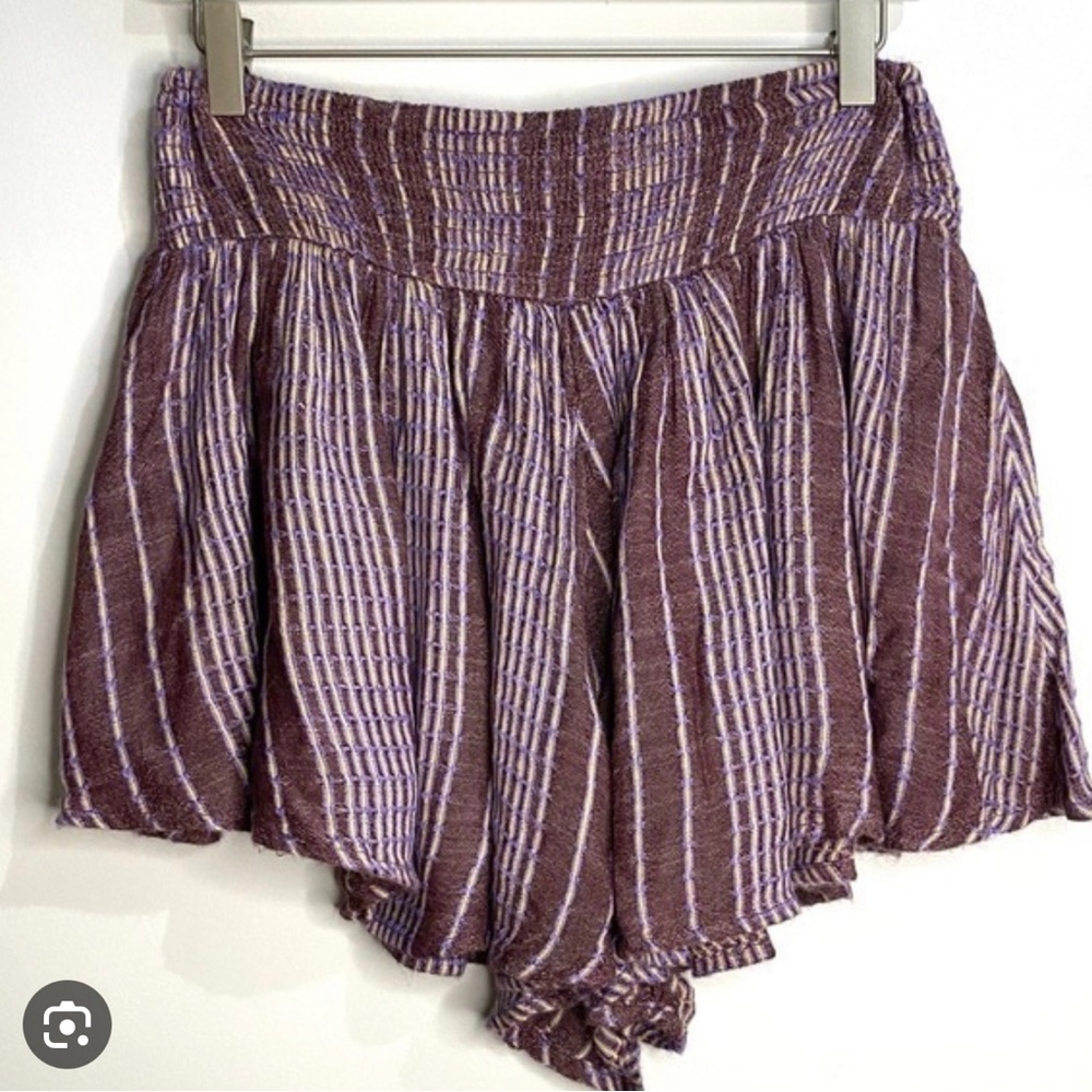 NWOT Free People She Will Be Loved boho striped shorts - Picture 3 of 3